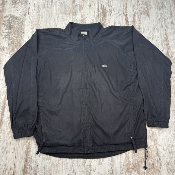Vintage Y2K Nike Embroidered Spell Out Jacket, SZ XL, Blokecore College Student - Picture 1 of 9